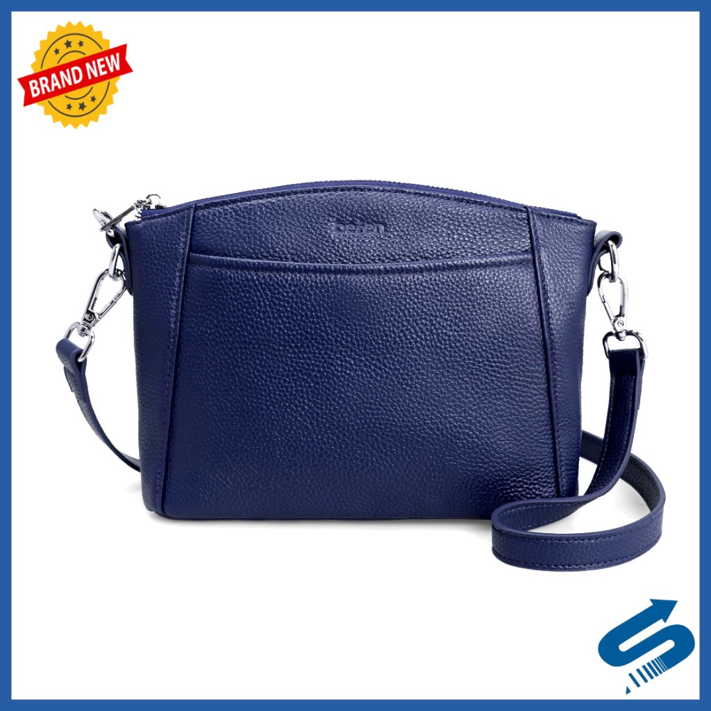Genuine Leather Small Crossbody Bag Anti-Theft Rfid Blocking Purse